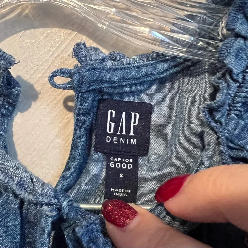 Gap Denim Chambray‎ Tunic Top